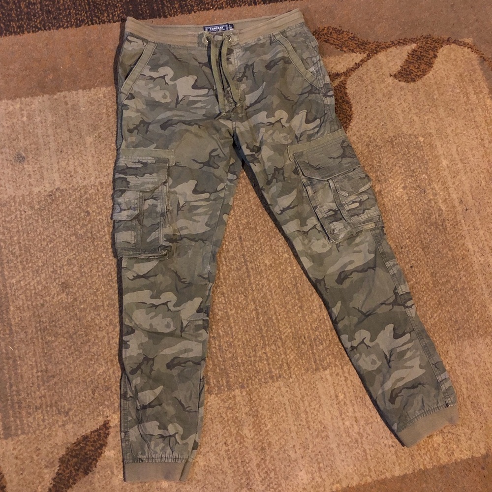 Company 81 Green Cargo Pants Urban Style
